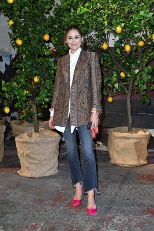 Olivia Palermo Etro Show Milan Fashion Week September 24, 2020