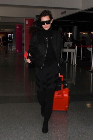 Bella Hadid LAX Airport January 4, 2016