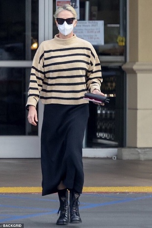 Charlize Theron Studio City December 20, 2021