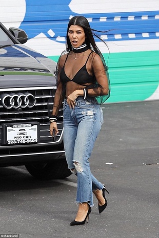 Kourtney Kardashian Los Angeles July 24, 2017