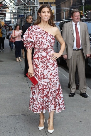 Jessica Biel The Late Show With Stephen Colbert August 15, 2018