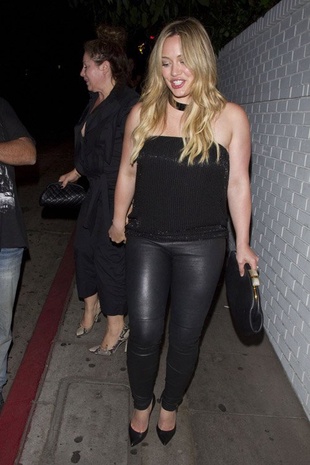 Hilary Duff Leaving the Chateau Marmont with Her Mom in West Hollywood September 1, 2012