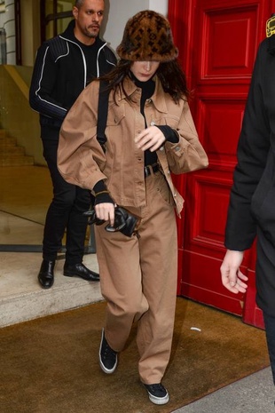 Bella Hadid Milan Fashion Week February 20, 2019