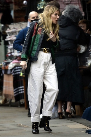 Sienna Miller Fran Cutler's Birthday Lunch April 15, 2021