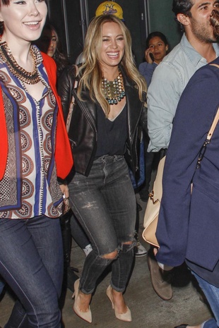 Hilary Duff Miley Cyrus Concert February 22, 2014