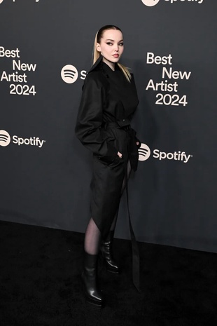 Dove Cameron at the Spotify Best New Artist Party February 1, 2024