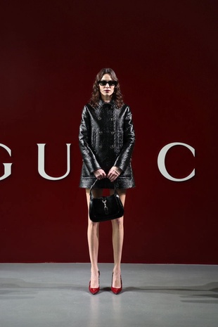 Alexa Chung Gucci Show February 23, 2024