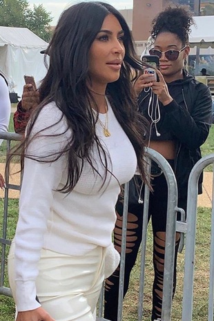 Kim Kardashian West Sunday Service in D.C October 13, 2019