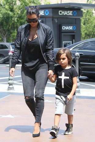 Kim Kardashian West Calabasas August 19, 2014