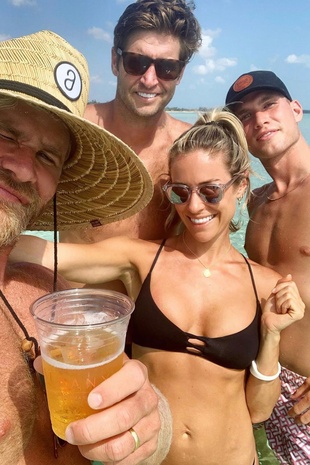 Kristin Cavallari With Justin, Scoot, and Jay March 27, 2020