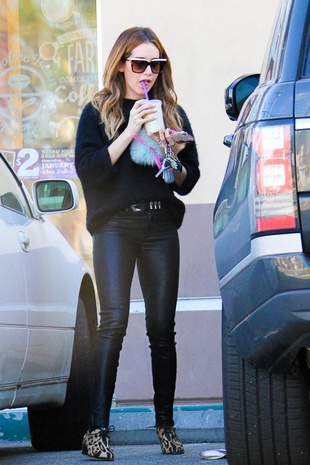 Ashley Tisdale Coffee Bean January 13, 2016