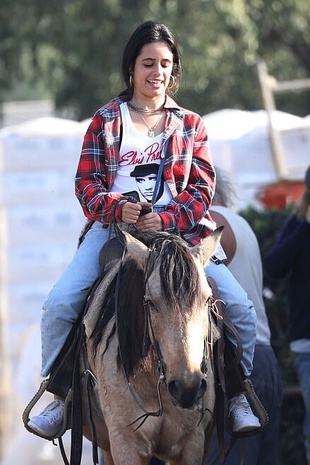 Camila Cabello Horseback Riding November 17, 2021