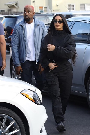 Kim Kardashian West Shopping with Kanye November 17, 2018