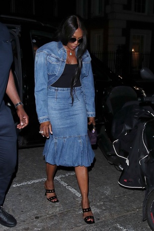 Naomi Campbell out to Dinner in London July 16, 2022