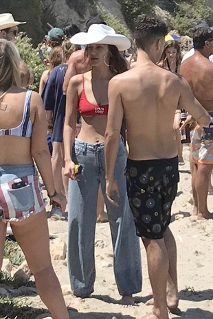 Bella Hadid Malibu July 2018