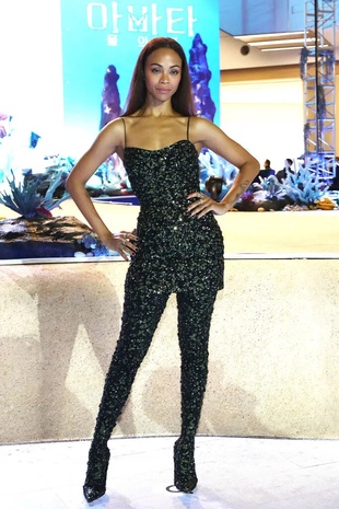 Zoe Saldana Avatar: the Way of Water Seoul Premiere December 9, 2022