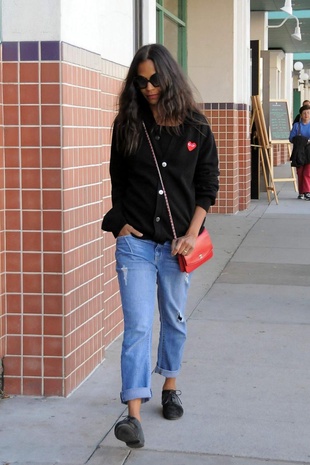 Zoe Saldana Beverly Hills December 23, 2015