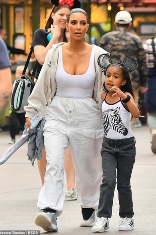 Kim Kardashian West Disneyland May 22, 2019