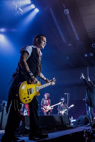 Johnny Depp Hollywood Vampires Concert in Warsaw, Poland June 12, 2018