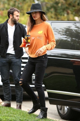 Alessandra Ambrosio Los Angeles October 31, 2014