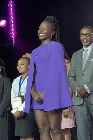 Lupita Nyong'o Lancome Write Her Future Scholarship Fund Presentation July 17, 2022