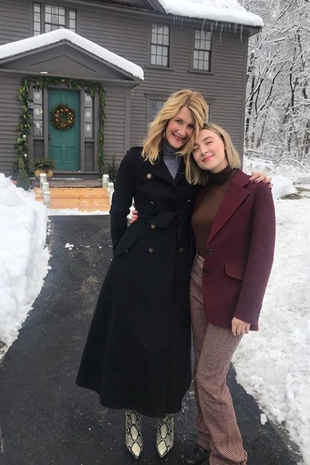 Laura Dern At the Alcott Family Home, December 4, 2019