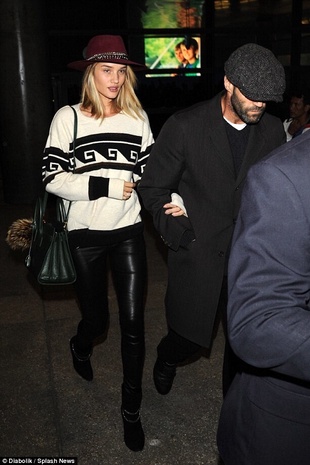 Rosie Huntington-Whiteley LAX Airport February 28, 2015