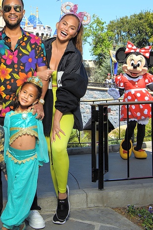 Chrissy Teigen Disneyland April 14, 2022