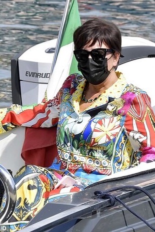 Kris Jenner Portofino September 2, 2021