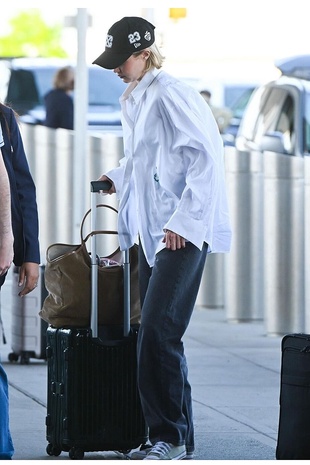 Gigi Hadid at JFK Airport on May 9, 2024