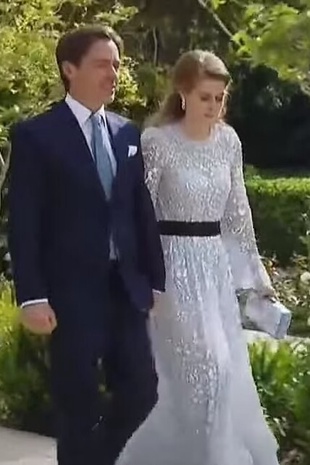 Princess Beatrice Crown Prince Al-Hussein & Rajwa Al Saif's Wedding June 1, 2023