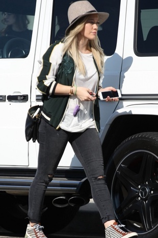 Hilary Duff Lunch at Joan's on Third January 13, 2015