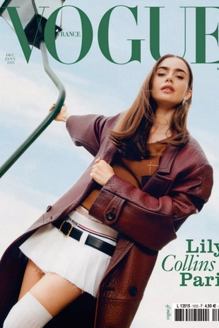 Lily Collins Vogue France January, 2023