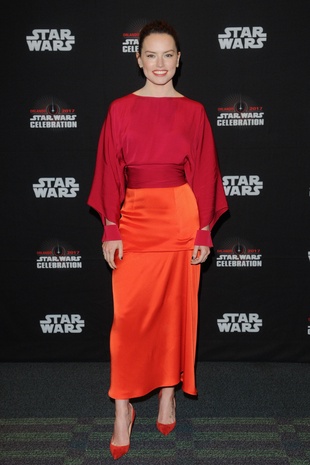 Daisy Ridley Star Wars Celebration the Last Jedi Panel August 14, 2017