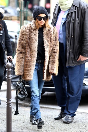 Nicole Richie Out and About in Paris France March 2, 2013