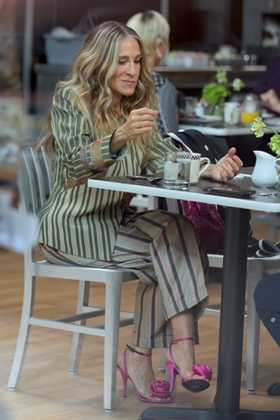 Sarah Jessica Parker And Just Like That Set October 26, 2021