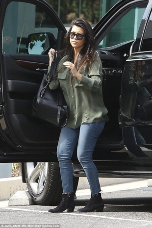 Kourtney Kardashian Los Angeles March 17, 2015