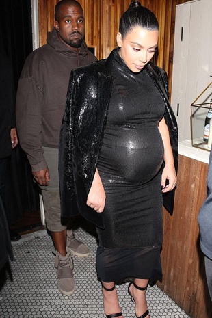 Kim Kardashian West Kendall's Birthday at the Nice Guy November 2, 2015