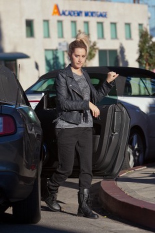 Ashley Tisdale Studio City January 6, 2015