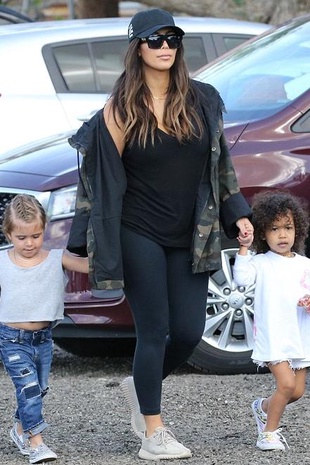 Kim Kardashian West Underwood Family Farms March 22, 2016