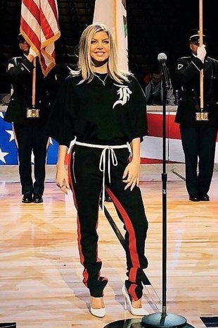 Fergie Nba All-Star Game National Anthem Rehearsal February 18, 2018