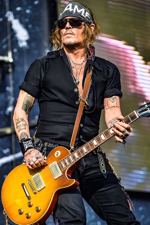 Johnny Depp Hollywood Vampires Concert in Dessel, Belgium June 24, 2018