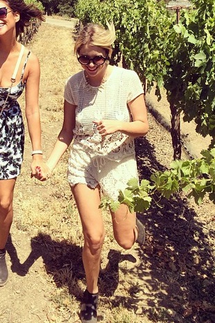 Ashley Benson Vineyard May 25, 2014