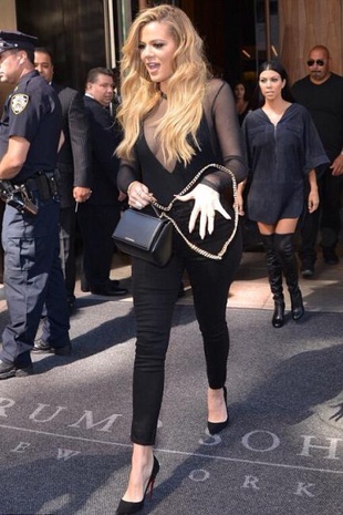 Khloe Kardashian Yeezy Fashion Show September 16, 2015