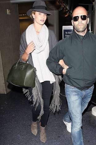 Rosie Huntington-Whiteley LAX January 8, 2014