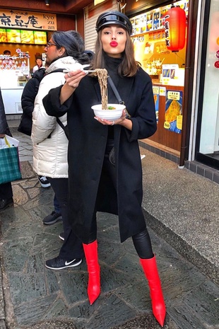 Olivia Culpo Kyoto Japan January 6, 2019