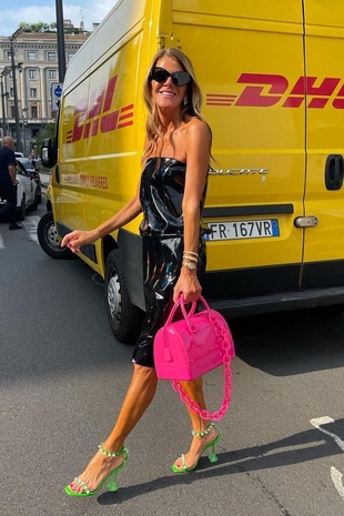 Anna Dello Russo Milan Fashion Week September 22, 2021