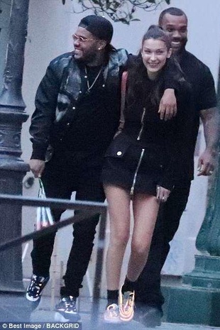 Bella Hadid With the Weeknd in Paris June 1, 2018