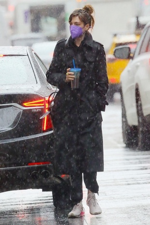 Anne Hathaway New York City April 14, 2021