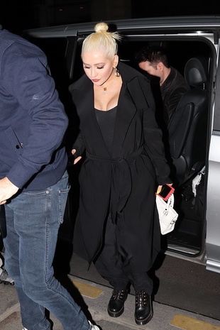 Christina Aguilera Costes Restaurant Paris, France July 1, 2019